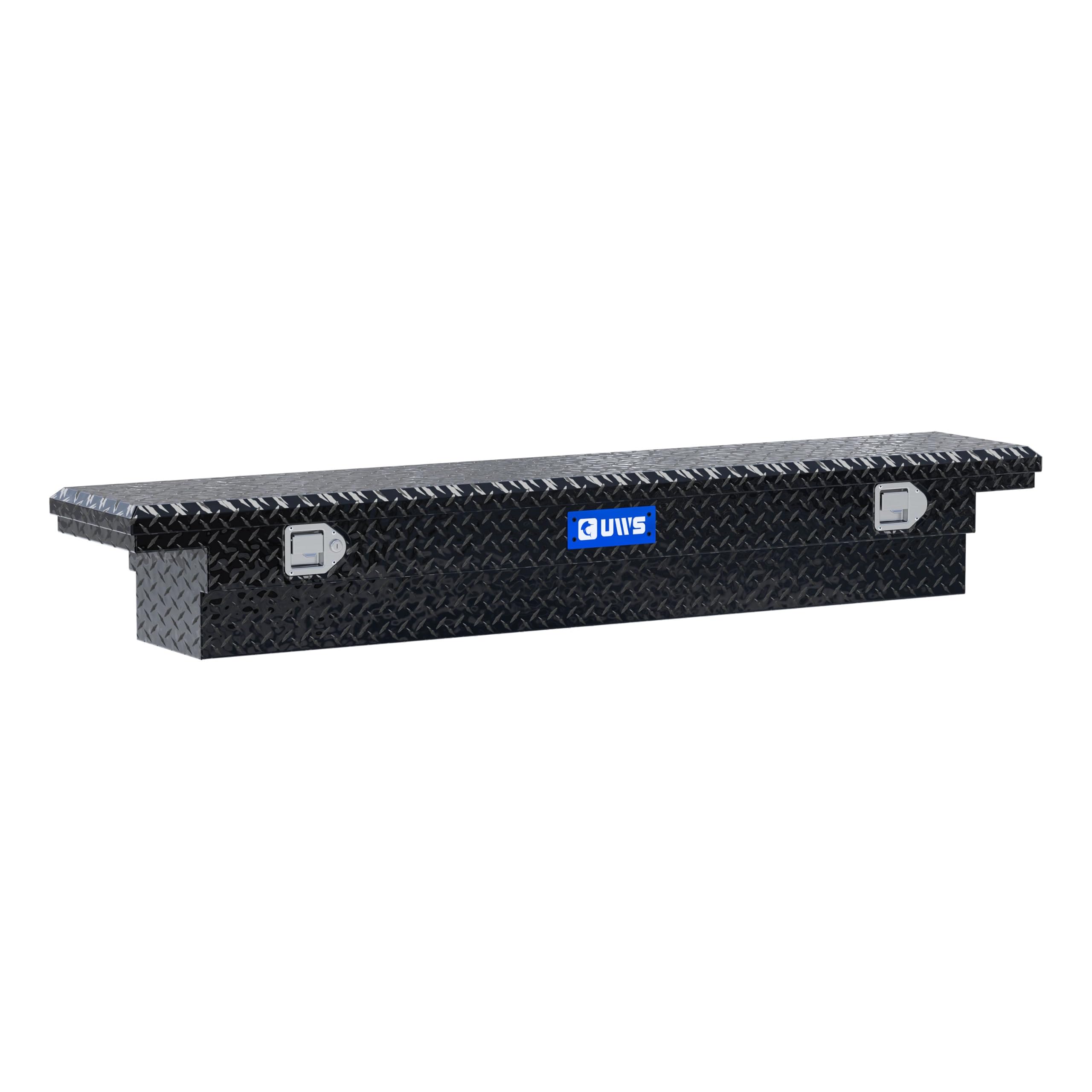 UWS EC10552 69 Inch Gloss Black Heavy Wall Aluminum Slim Truck Tool Box