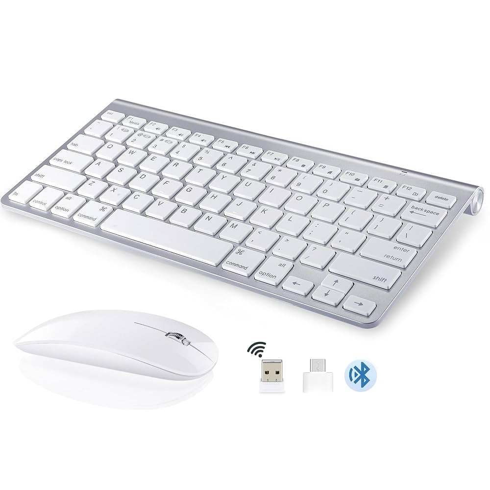 Apple iMac 2017 有線キーボード　ワイヤレスマウス付き Amazon.com: Wireless Keyboard and Mouse Compatible with iMac