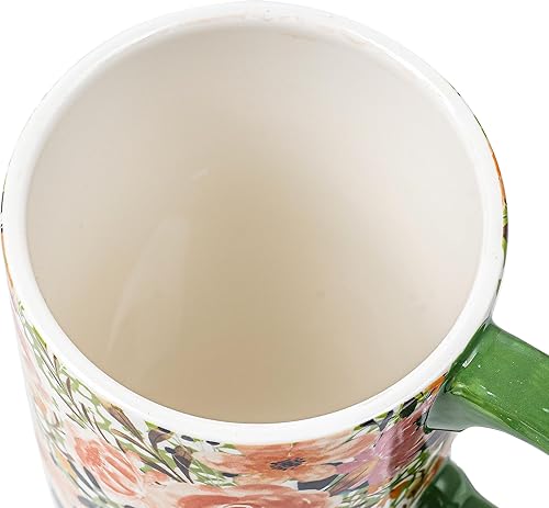 Vista 57 de Topadorn Taza de cerámica del café de la porcelana de la taza del té con la tapa en la caja del presente 17oz girasoles Girasoles,Café