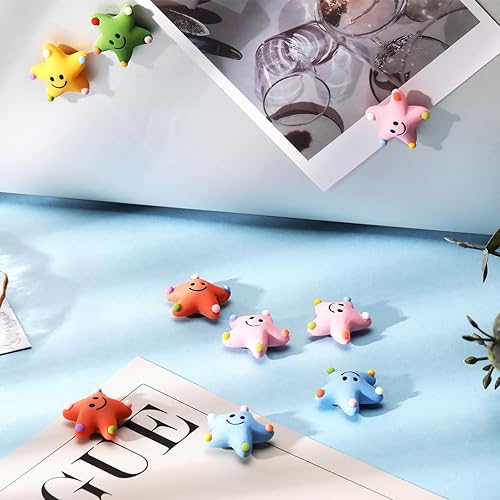Miniatura 2 de rhinocats Imanes de estrella de mar, 20 imanes para refrigerador, imanes decorativos, imanes pequeños y bonitos, para casillero, pizarra blanca,