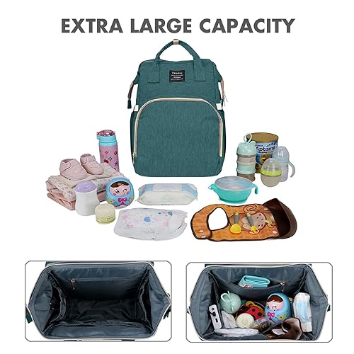 Miniatura 3 de Mochila de pañales para bebé con cambiador, regalos de baby shower, bolsas de bebé para niño y niña, regalos para mamá nueva para mujer, gran