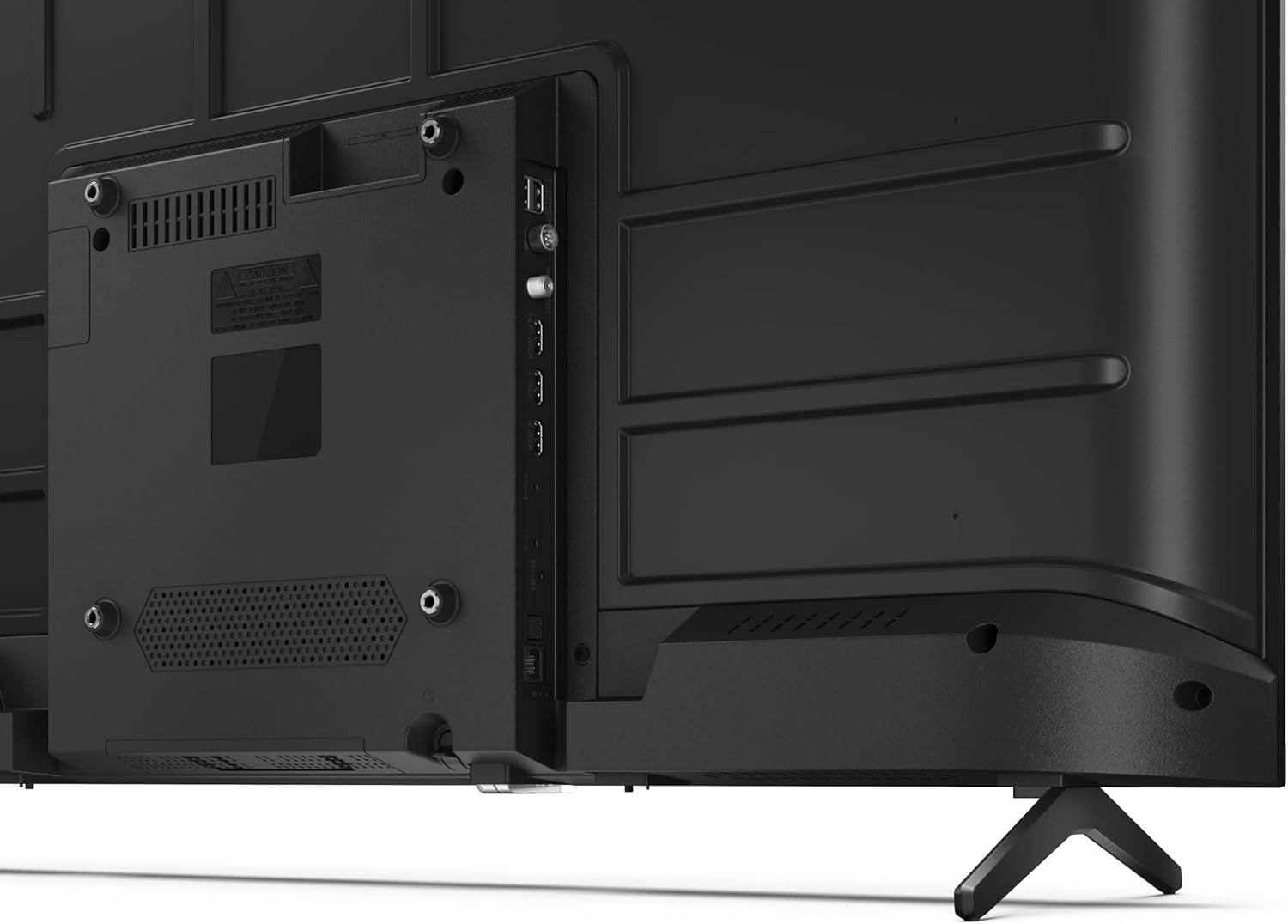 પાછળ view of Sharp 40HF3365E TV showing various input ports