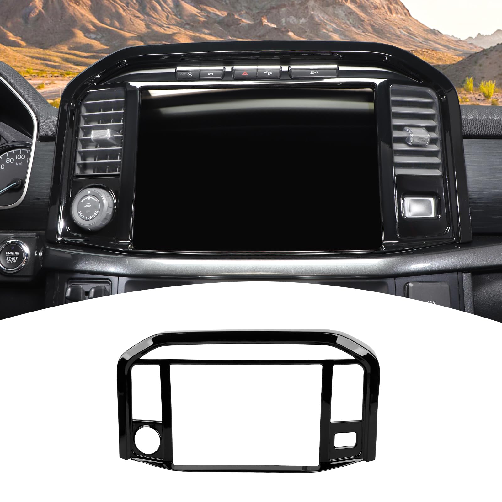 Dashboard Instrument Box Cover Trim Accessories For Dodge Charger 2015+ Green