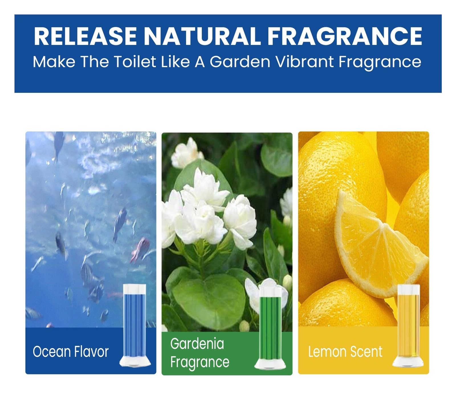 Nettoyant for toilettes au parfum floral