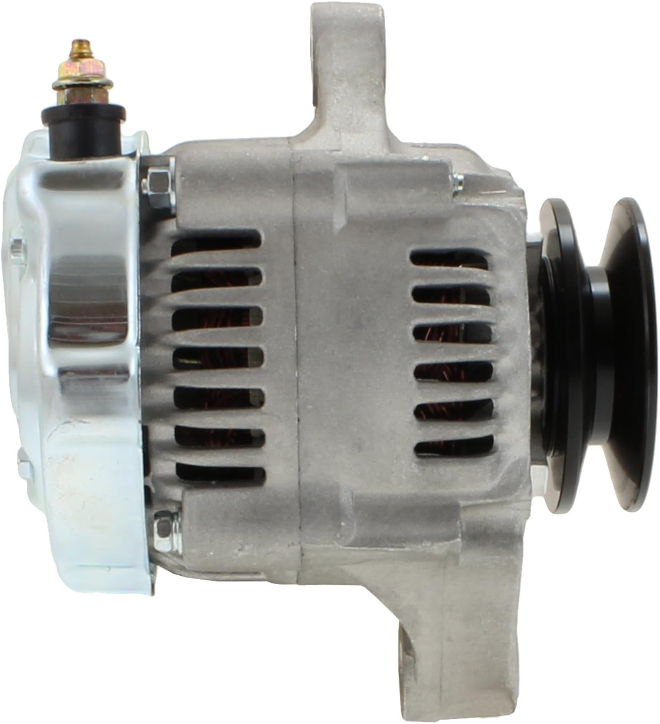 New 16 Volt Mini Alternator 70 Amp! 1 Wire! Self-Exciting! BBC SBC Race Car Street Rod Light Weight Compact Frame Design for Racing Applications 12180N-16V-70A 100211-1660 27060-78001 9760218-166