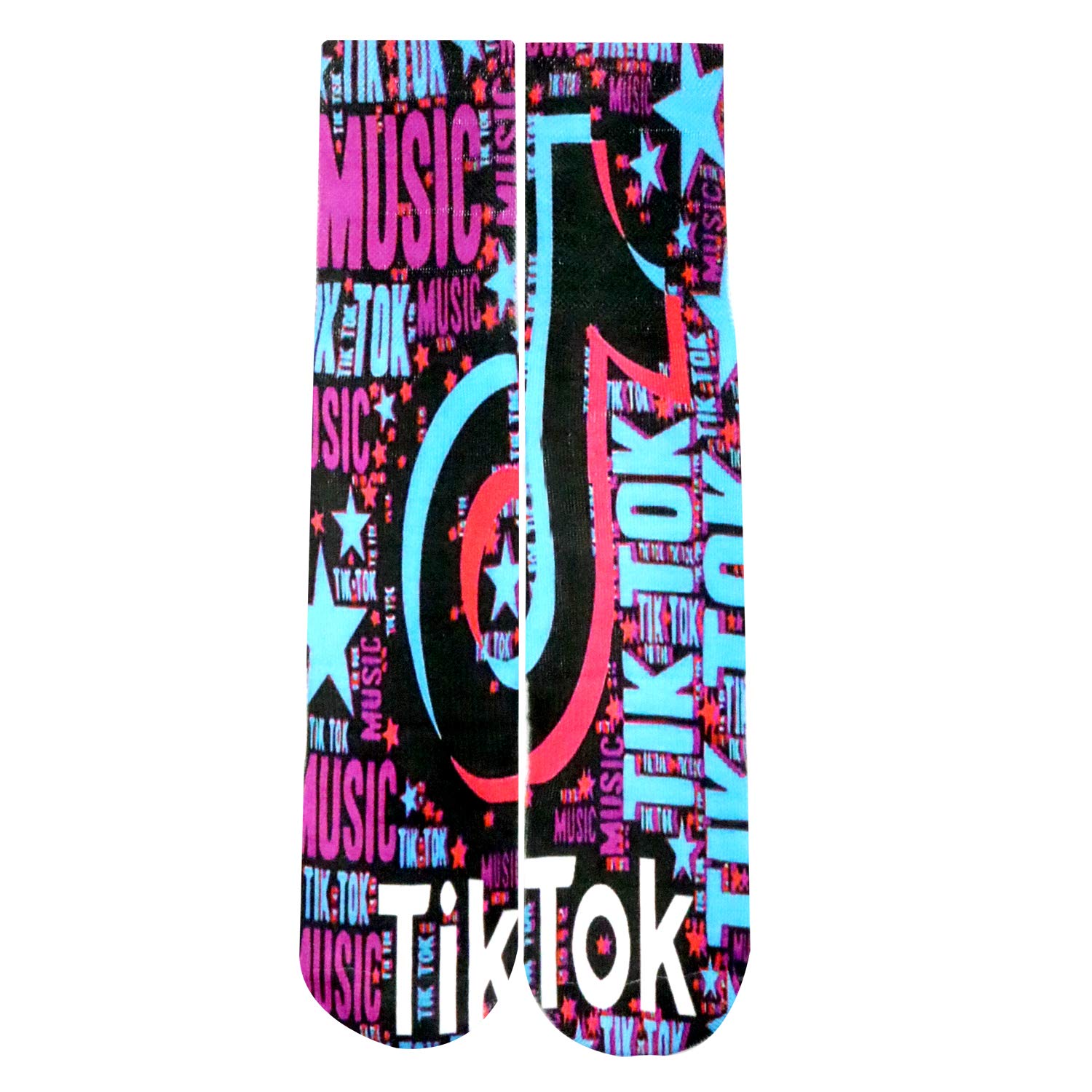 Mens Crazy Unisex Novelty Funny 3D Print Colorful Sport Crew Tube Gift Socks