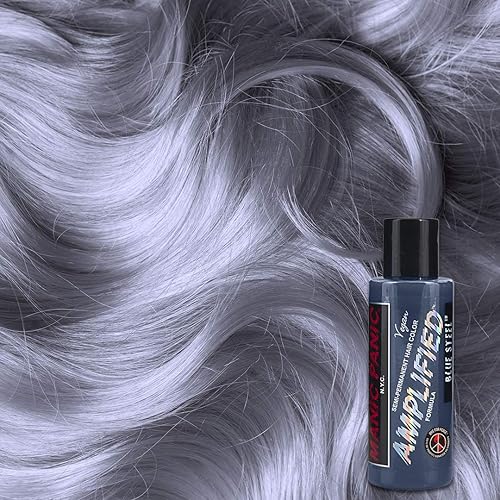 Miniatura 53 de MANIC PANIC Violet Night - Tinte para el cabello semipermanente, amplificado, color morado oscuro frío, para cabello oscuro y claro, vegano, sin PPD