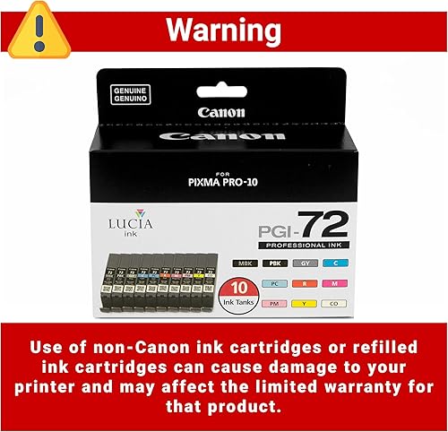 Miniatura 3 de Canon PGI-72 pack de 10 depósitos de tinta.