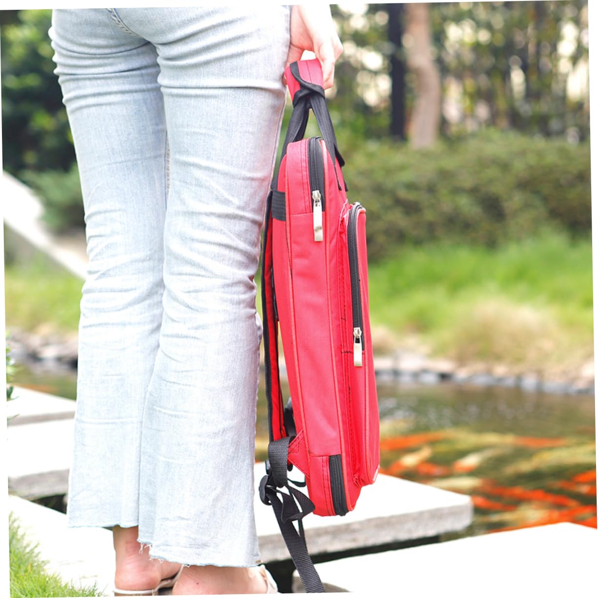 Mikinona Borsa per Bacchette di Capacità Custodia per Bacchette Accessorio per Batteria Leggera e Facile da Trasportare