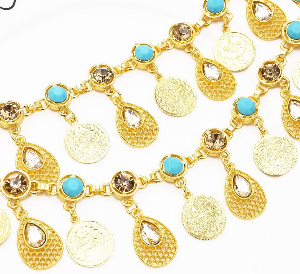 NSLS Crystal Rhinestone Dress Belt Bikini Body Chain Belly Dance Indian Beach Gypsy Waist Chain Jewelry for Women - Image 7