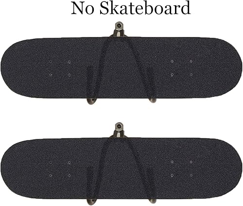 Miniatura 5 de Soporte de pared ajustable para monopatín, soporte de gancho para guitarra, monopatines, longboards, esquís, snowboard, esquís acuáticos y más