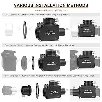 Amazon.com : Alstar 1.25 inch Astrophotography Flip Mirror