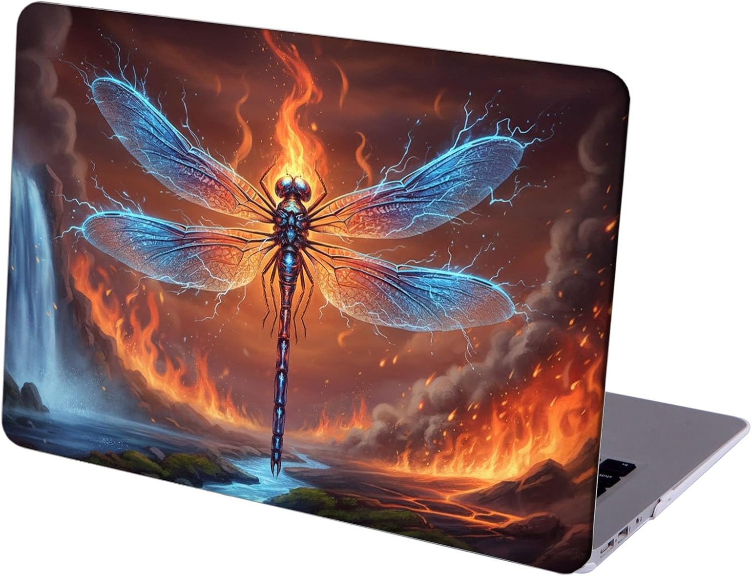 Compatible with MacBook Neo 13-inch, Hard Shell Case with Keyboard Cover and Screen Protector (A3404 A18 Pro chip, 2026 Release) - Dragonflies MC22453