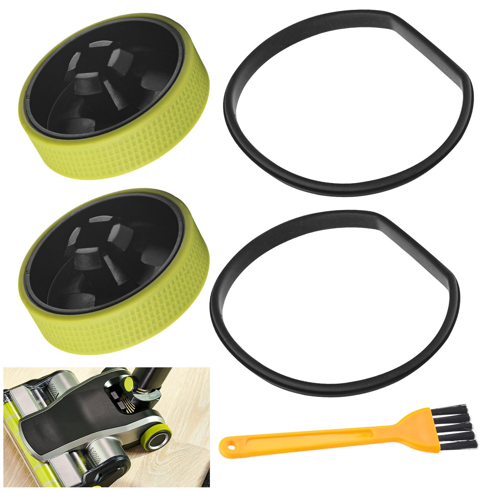 Roue et joint de rechange en silicone pour aspirateur Ryobi 18V étanchéité maximale
