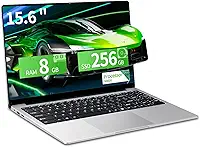 Laptop para jogos de 15,6 polegadas, processador N4000, 8 GB de RAM, SSD de 256 GB, notebooks, laptops, tela 1920 x 1080, WiF5, Mini HDMI, Win 11 Pro, laptops para estudantes, trabalho de negócios