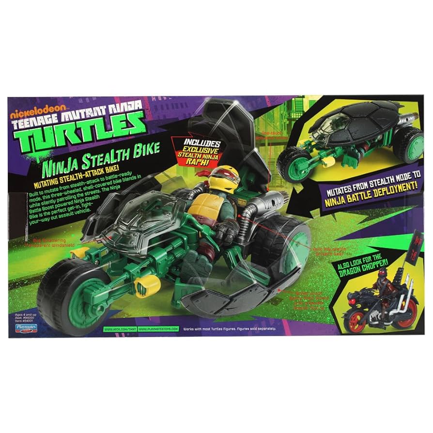 1994 ミュータント・タートルズ　バイク Teenage Mutant Ninja Turtles Vintage TMNT Turtle Motorcycle