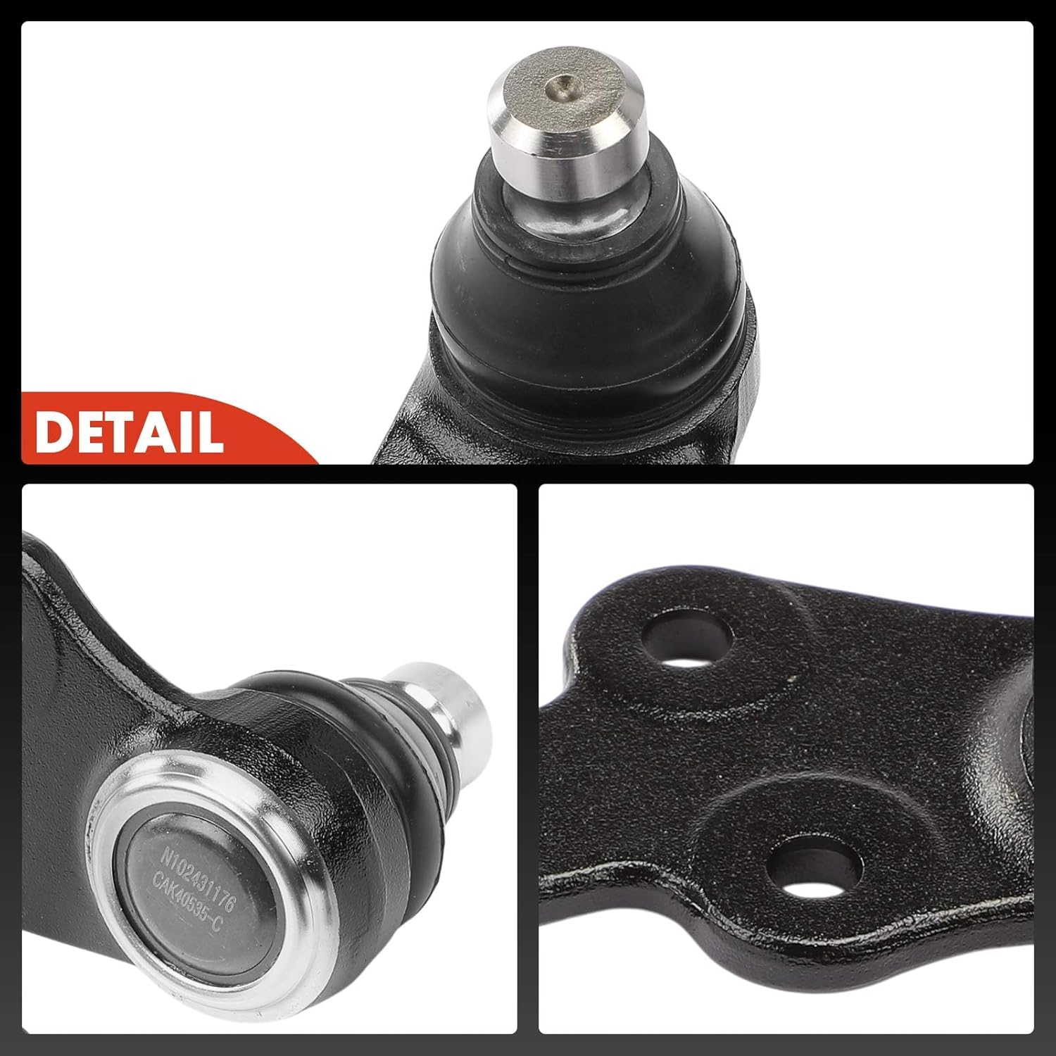 A-Premium 2 x Front Lower Ball Joints, Compatible with Ford Escape 2013-2019