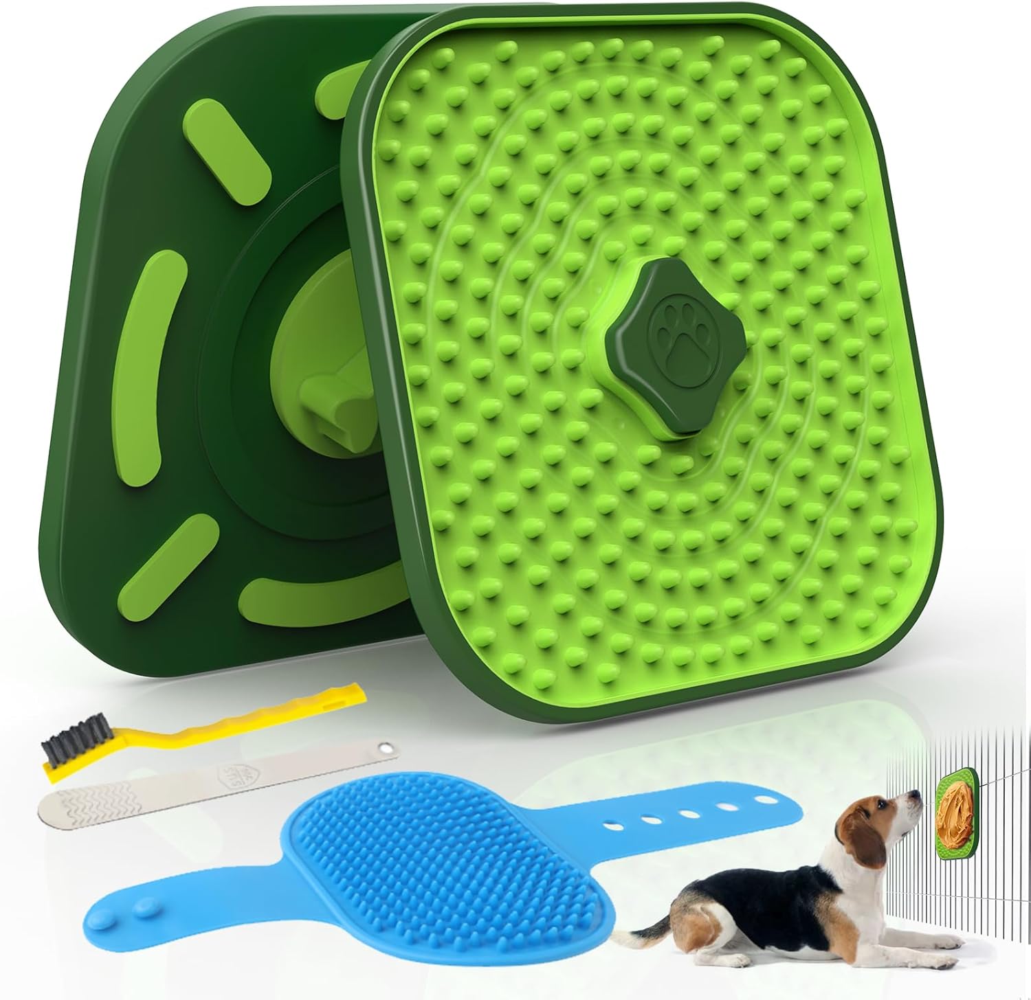 Ernhds Licking Mat for Dogs Crate, 7.1" Large Size Slow