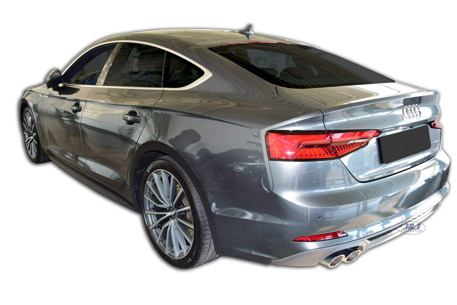 J&J AUTOMOTIVE Tapis de Coffre en Caoutchouc sur Mesure pour Audi A5 Sportback/Coupe 2008-2015, Premium, Bord Haut, Antidérapant, Toutes Saisons