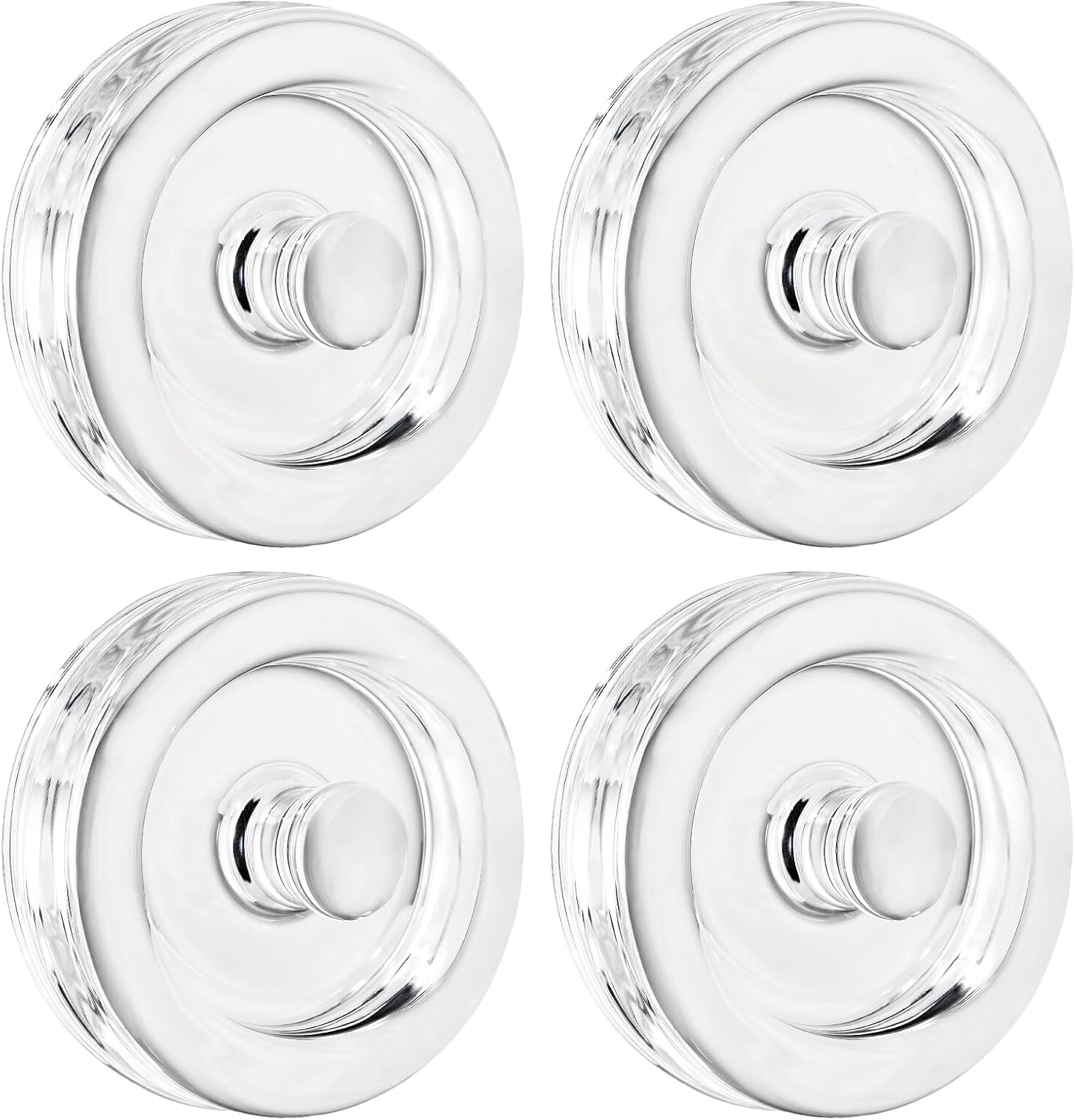 Jillmo Easy Grip Fermentation Weight for 1 Gallon Jars, 3inch Large and Heavy Glass Fermenting Weights for Large and Wide Jars, Pack of 4