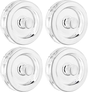Jillmo Easy Grip Fermentation Weight for Gallon Jars, 3inch Large and Heavy Glass Fermenting Weights for Large and Wide Jars, Pack of 4