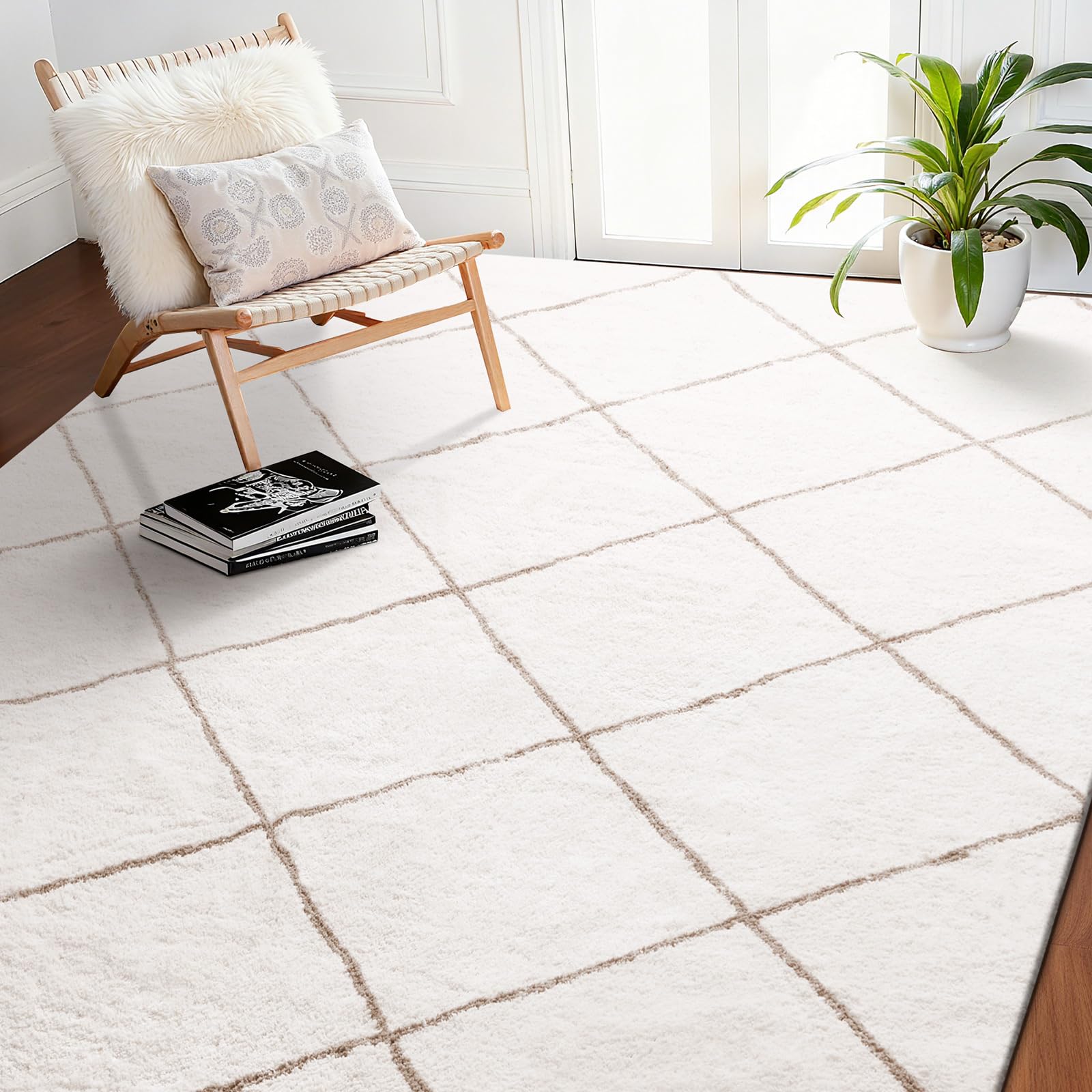 Amazon.com: VEVOR Indoor Plush Area Rugs 8 x 10 ft, Plush Carpet