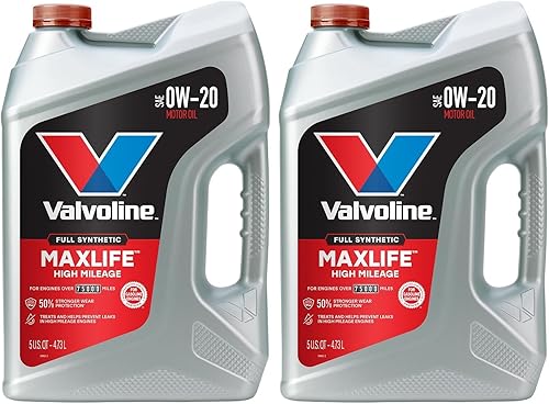 Vista 27 de Valvoline - Aceite de alto millaje 150 K con MaxLife Plus Technology, SAE 5W-20, 1 cuarto de galón