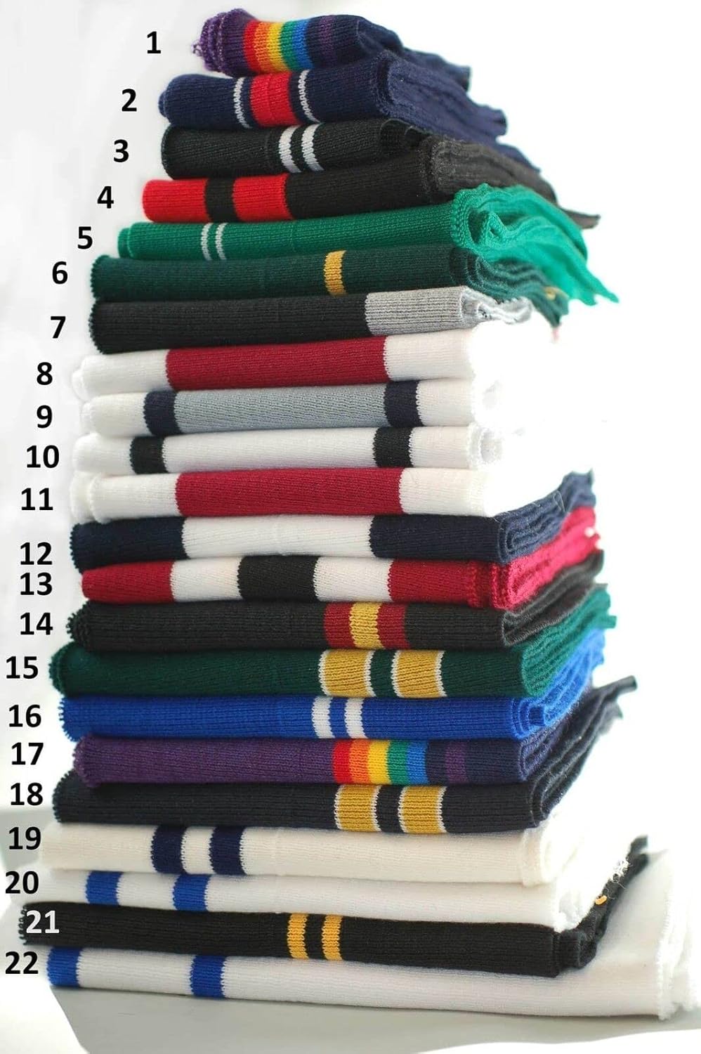Knitted Cuff, Waistbands and Welts for Trimming and Edging Garments. Cuffing Knit Rib Fabric Panels, Plain & Stripe Designs by Neotrims [13: Burgundy,White/Black | 110x14cm | 2pcs]