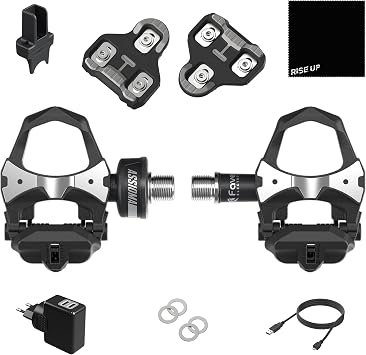 Favero Assioma UNO Single-Sensing Pedal Based Road Cycling Power Meter | Look Keo Compatible, Single-Sided, Bluetooth and ANT+ Connectivity for Bike Computers, Cycling GPS Units & Smartphones