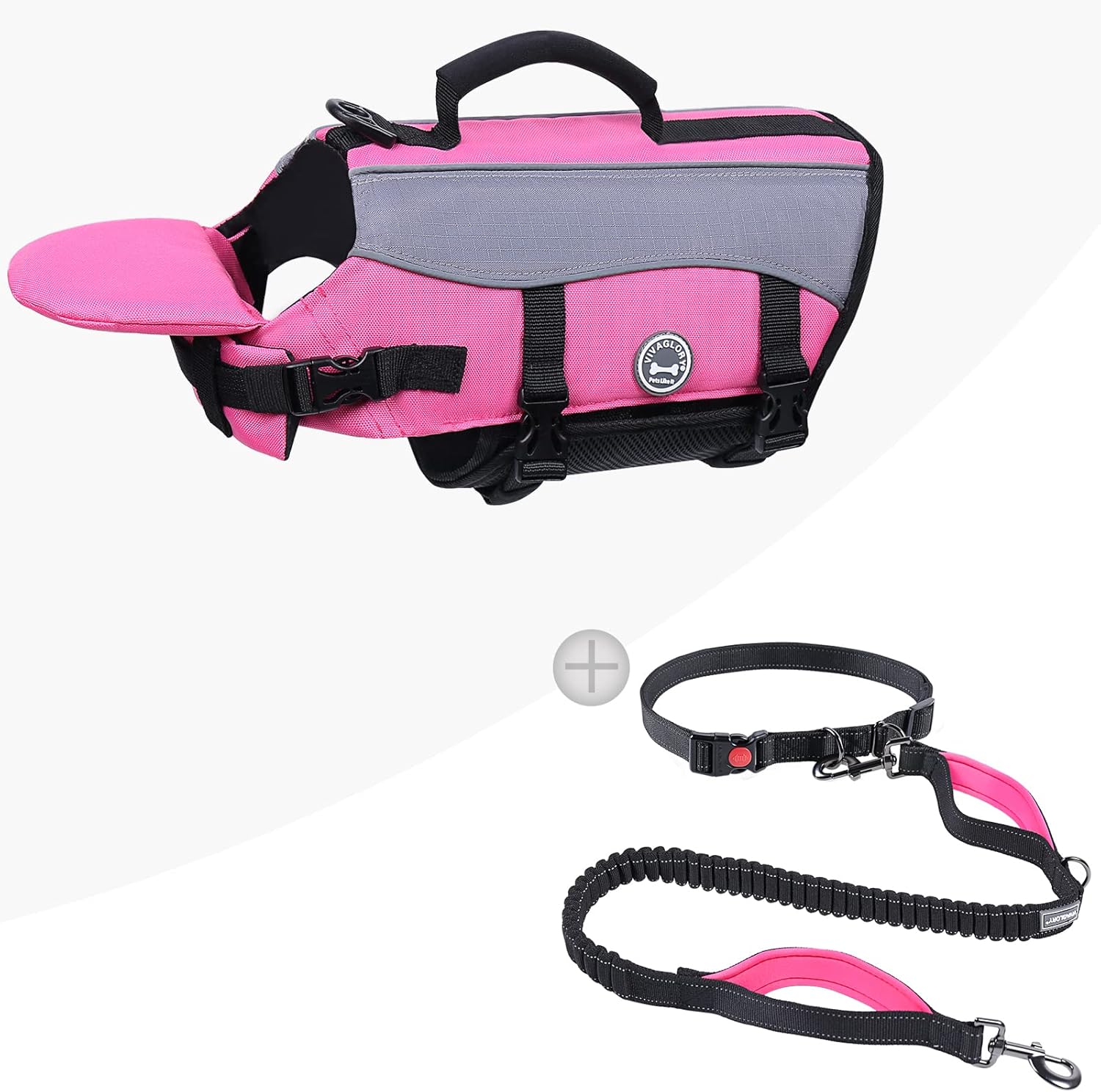 Dog Life Jacket & Hands Free Leash