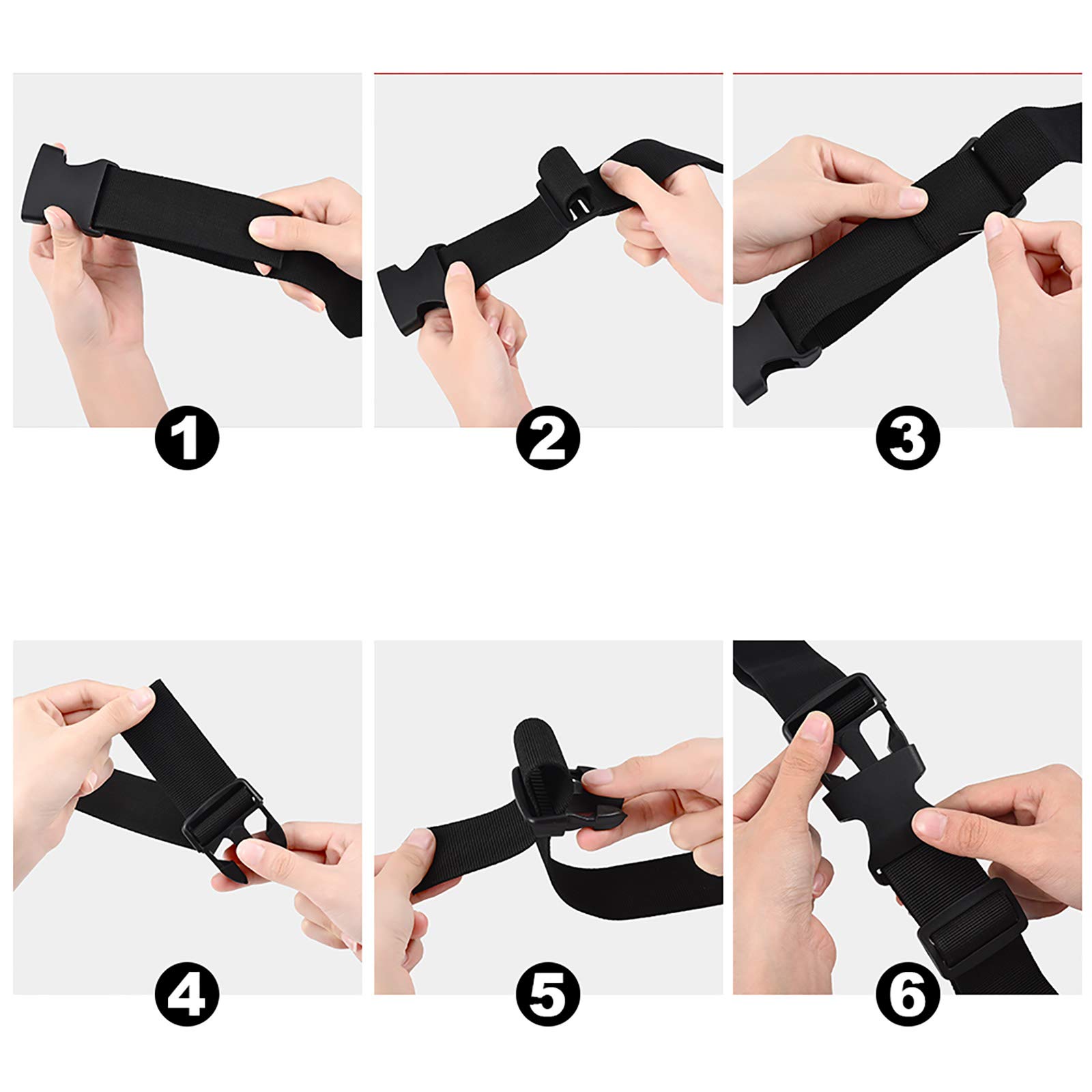 Jalan 48 pezzi Fibbie Plastica Piccole 25mm, Fibbia Zaino Rilascio