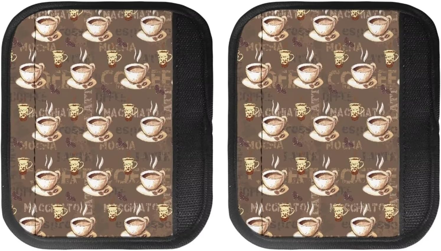 Fridge Door Handle Cover Coffee Washable Fridge Handle Covers Set of 6 Kitchen Decor Appliance Accessories for Fridge Dishwashers Ovens Protective Cloth for Dust