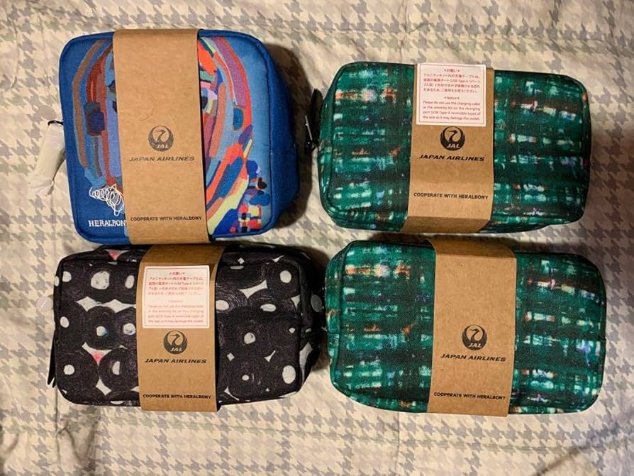 国際線ビジネスクラス　アメニティポーチ 10個セット ANA／航空会社のSDGsへの取り組み｜国際線ファーストクラス