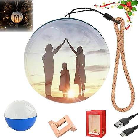 Amazon.com: Christmas Core Memory Orb Ornament, Magic Crystal Ball ...