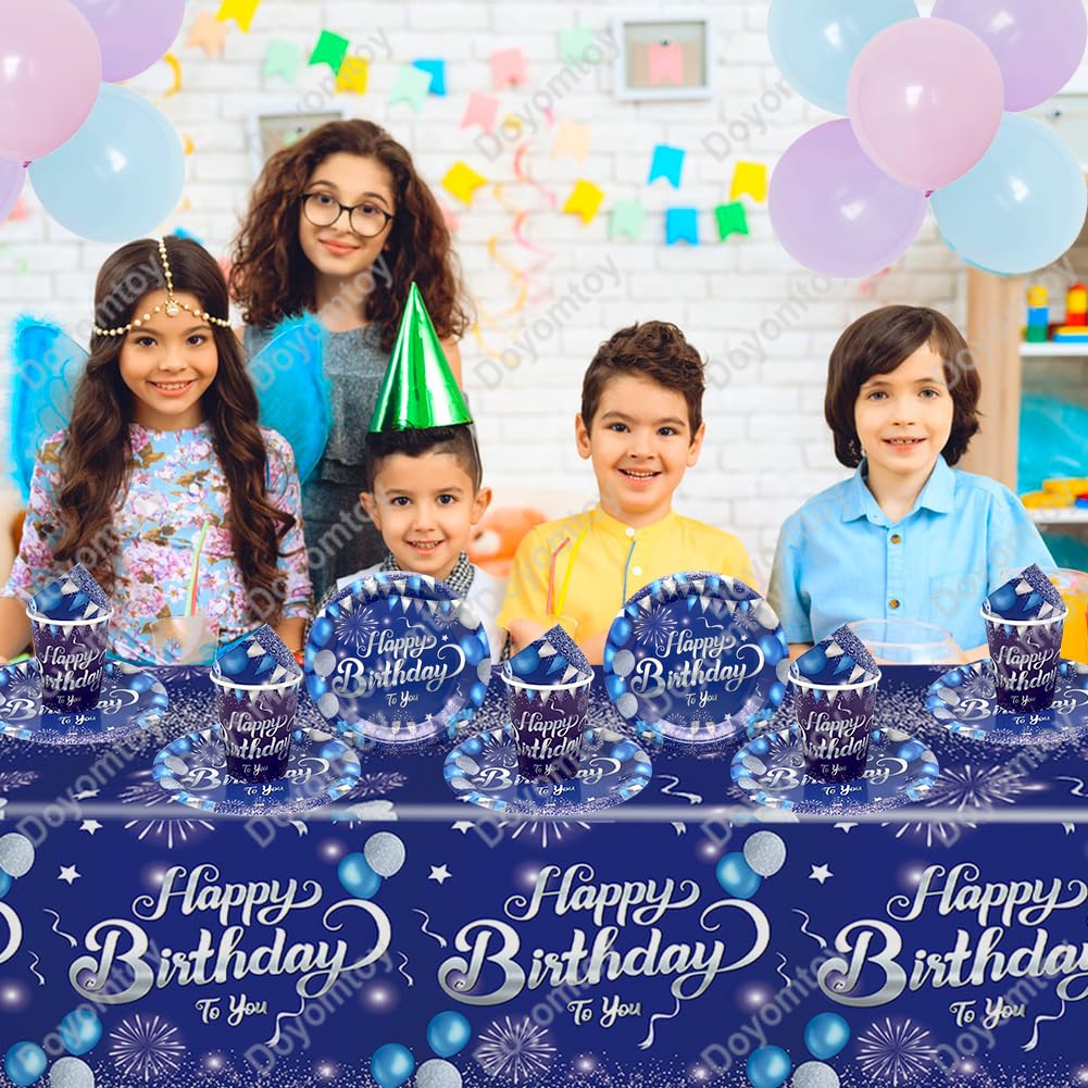 Set Stoviglie Per Festa A Tema Donut - 61 Pezzi - Piatti, Bicchieri, Tovaglioli E Tovaglia Rosa - Per 20 Persone, Compleanni Bambini