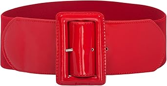 GRACE KARIN Women's Stretchy Belt 1950s 3 Inch Wide Elastic Belts
