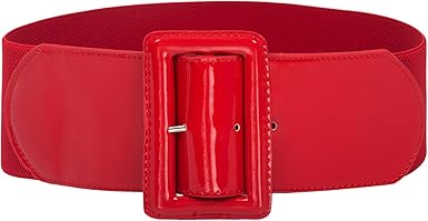 GRACE KARIN Women's Stretchy Belt 1950s 3 Inch Wide Elastic Belts