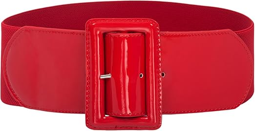 GRACE KARIN Women's Stretchy Belt 1950s 3 Inch Wide Elastic Belts