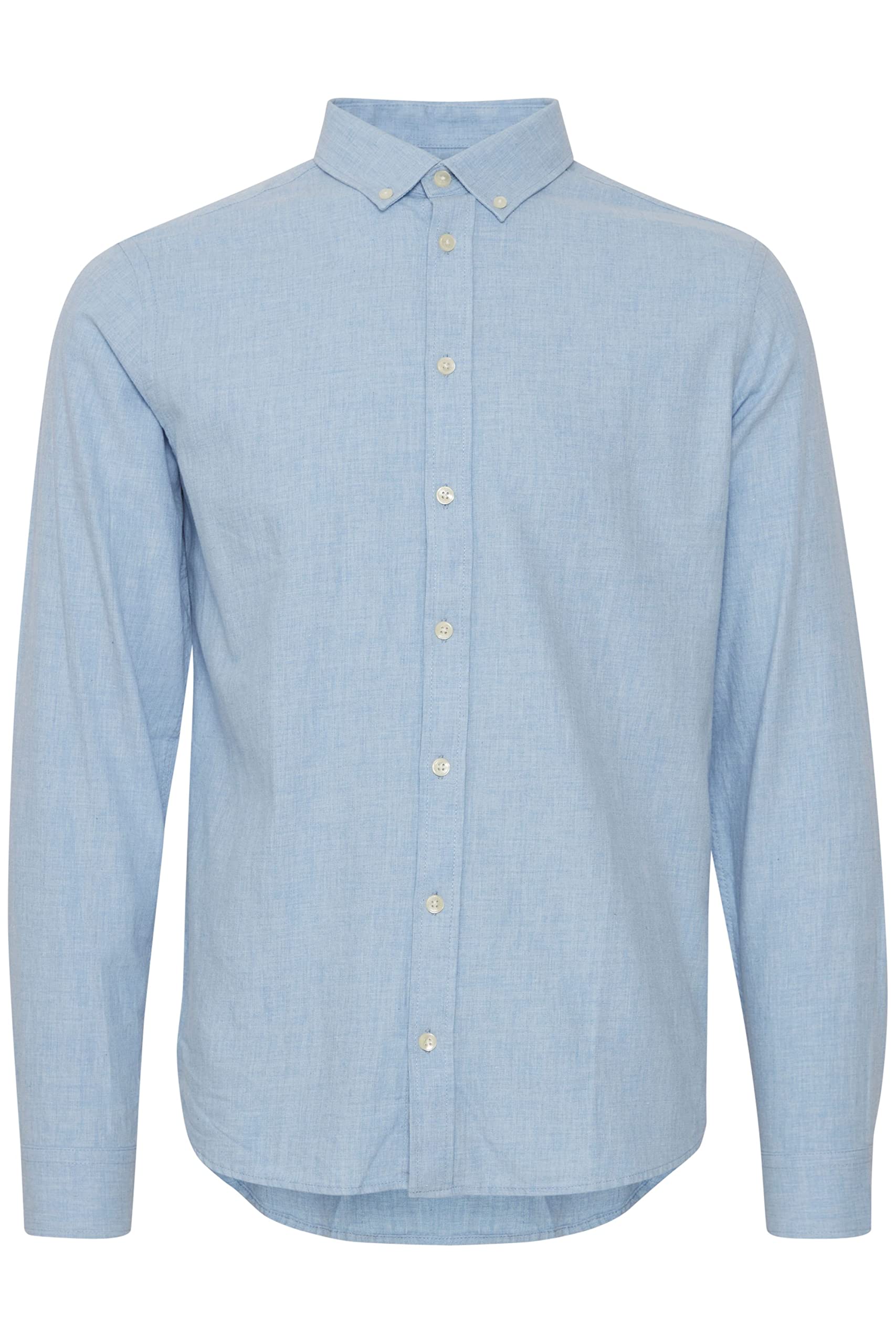 Casual Friday Men's 154030_Chambray Blue. Cfanton Ls Bd A Fil Shirt, 154030_Chambray Blue, M, M