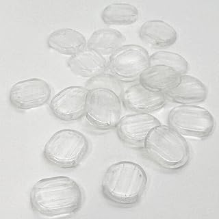 HARU雑貨 蝶バネ用 イヤリング シリコンカバー 20個セット クリアー イヤリングパッド シリコンキャップ ゴム (10mm×9mm)