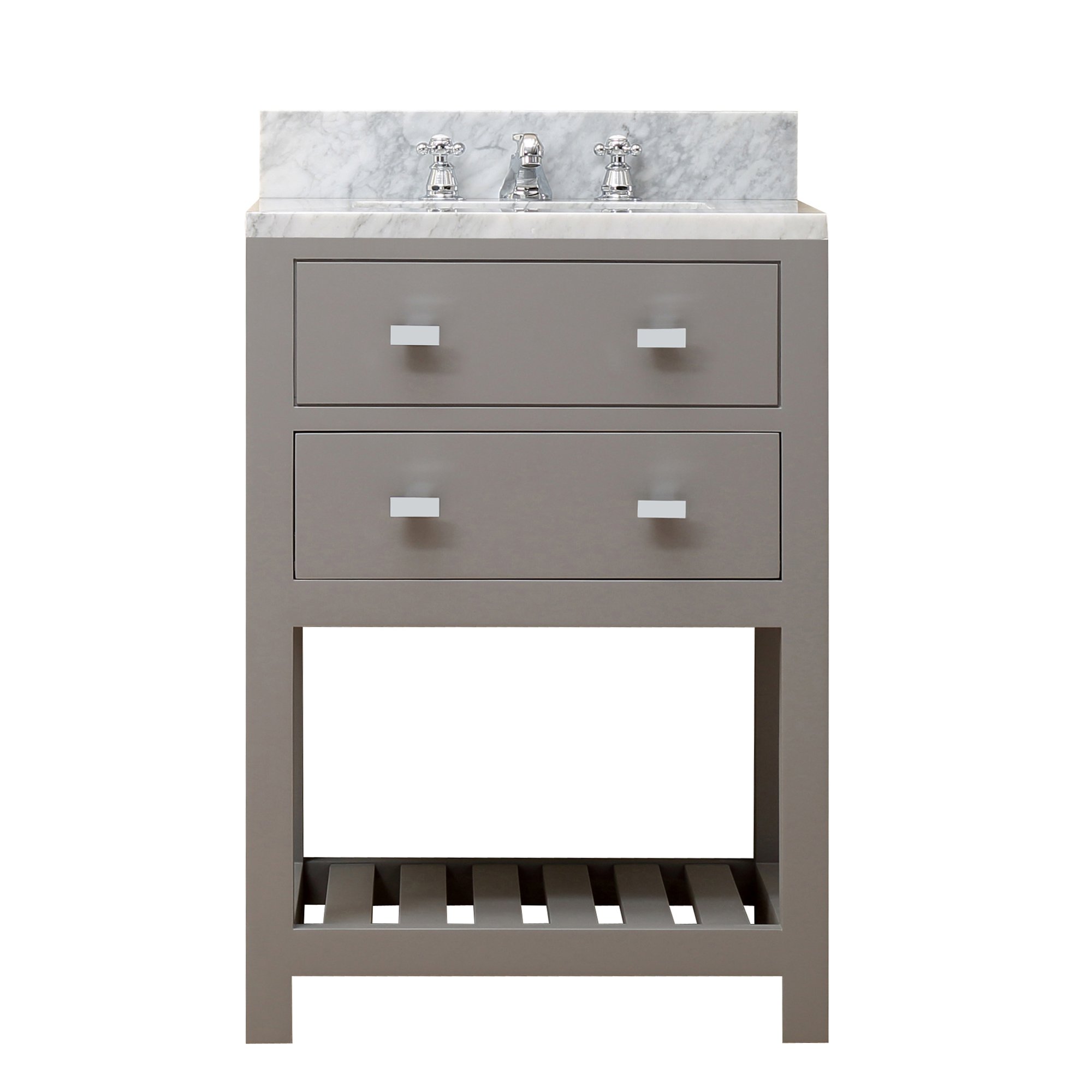 Water Creation Madalyn 24G 24" Cashmere Grey Single Sink Bathroom Vanity