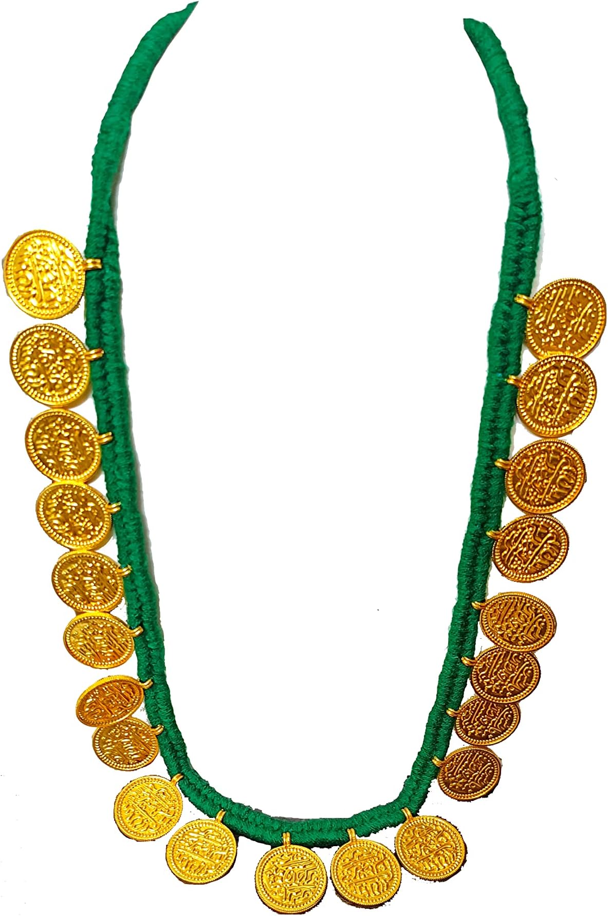 DISHIKA COLLECTION Nepali Traditional Hemel Coin Necklace for Women | Coin Mala | Sikka Necklace