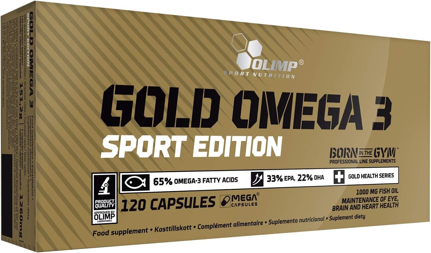 Olimp Sport Nutrition Gold Omega 3 Sport Edition - 120 caps : Amazon.de:  Drogerie \u0026 Körperpflege