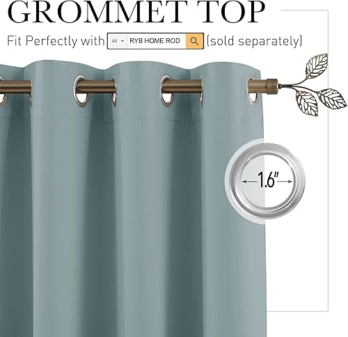 Miniatura 9 de RYB HOME - Cortinas opacas divisores de habitación, paneles de cortinas de privacidad