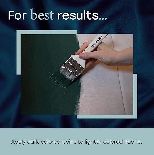 Miniatura 5 de FabriCoat - Pintura de tela oscura para restaurar o cambiar el color de sofás, sillas, tapicería, muebles suaves, interiores de automóviles, ropa y