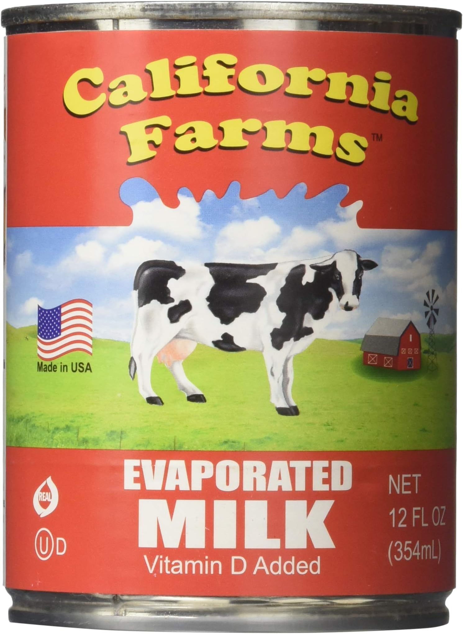 California Farms Evaporated Milk - 12 oz - case of 24