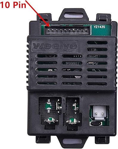 Miniatura 3 de RX25 6V Niños Powered Ride on Car 2.4G Bluetooth Control remoto y kit de receptor, para parachoques de coche, accesorios de repuesto