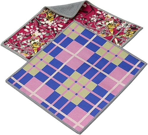 Carson Paño de limpieza de microfibra de doble cara (paquete de 2)