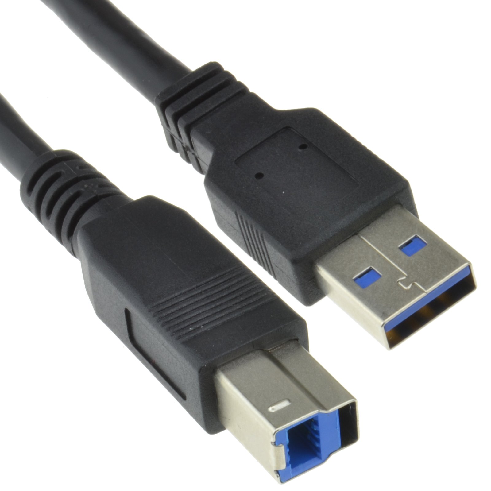 kenable USB 3.0 SuperSpeed Cable Type Plug A to Type B Plug BLACK 0.5m [0.5 metres]