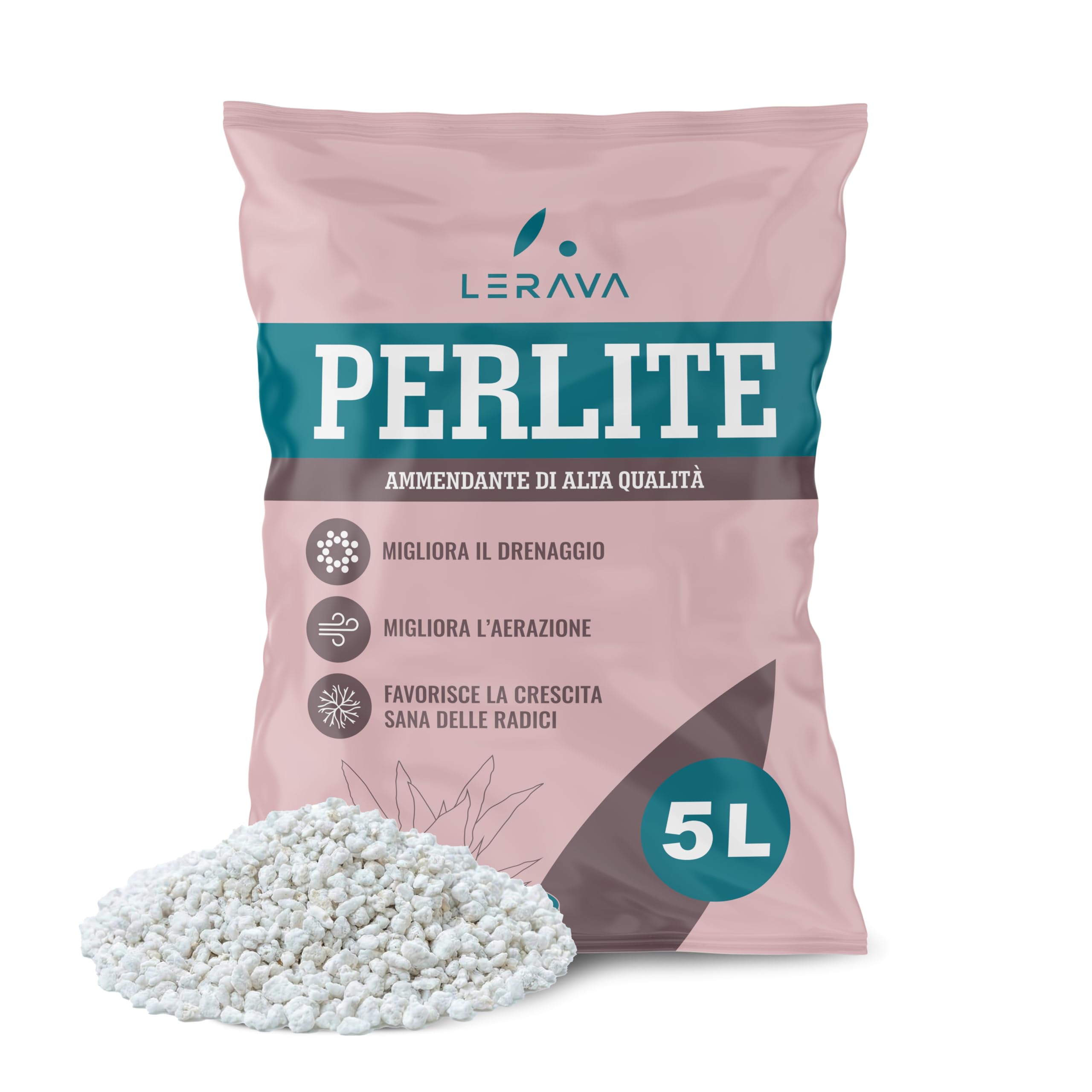 Perlite Espansa, Roccia Vulcanica Ideale Per Miscela E Aerazione Del Terriccio Taleggio Pacciamatura Decorazione E Coltivazione Di Piante In Vaso 10 Litri 85613740